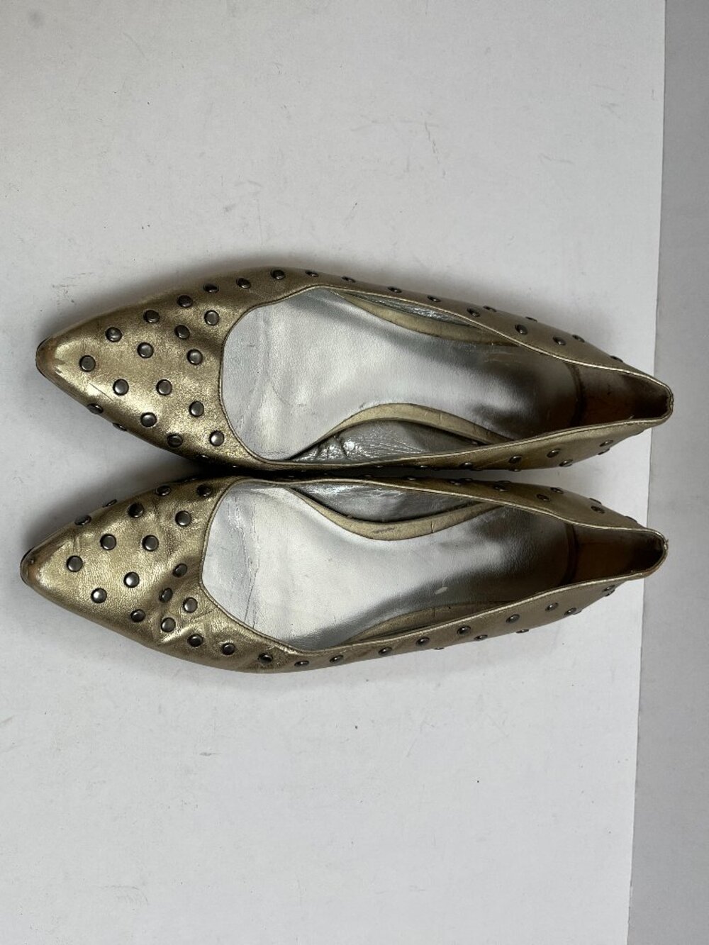 Vintage Dani Black Point-Toe Ballet Flat 8M